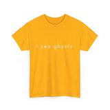 I see ghosts - Visions of Emerald Dark Colors Unisex Heavy Cotton Tee