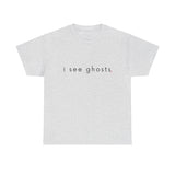 I see ghosts - Visions of Emerald - Light Colored Unisex Heavy Cotton Tee