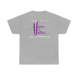 I hear ghosts - Haunted by Amethyst - Dark Colors Unisex Heavy Cotton Tee