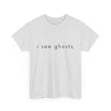 I see ghosts - Visions of Emerald - Light Colored Unisex Heavy Cotton Tee