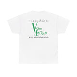 I see ghosts - Visions of Emerald - Light Colored Unisex Heavy Cotton Tee