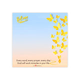 Believe Every Word, Every Prayer, Every Day Jotter Post-it® Note Pads for Writers