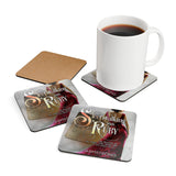 Sleepwalking with Ruby Corkwood Coaster Set