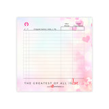 Greatest of all is Love 4 x 4 Post-it® Note Pads