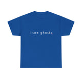 I see ghosts - Visions of Emerald Dark Colors Unisex Heavy Cotton Tee