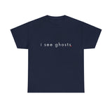 I see ghosts - Visions of Emerald Dark Colors Unisex Heavy Cotton Tee