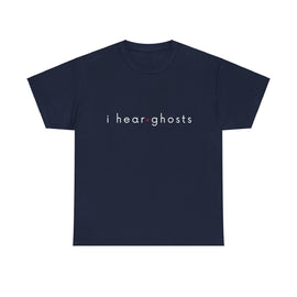 I hear ghosts - Haunted by Amethyst - Dark Colors Unisex Heavy Cotton Tee