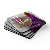 Haunted by Amethyst Corkwood Coaster Set